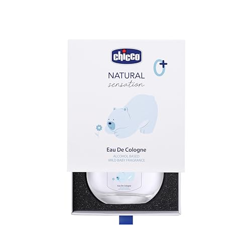 Chicco Natural Sensation Mild Baby Fragrance For Unisex, 100ml Multipurpose Eau De Cologne With Fresh & Delicate Liquid Fragrance, Dermatologically Tested For Sensitive Skin
