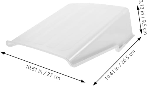 NALACAL Security Camera Weatherproof Cover Shield, Protective Sun Shade Housing for Nest, Ring, Arlo Dome, and Bullet Outdoor Cameras – 27x26.5x9.5CM (White, 1PC)