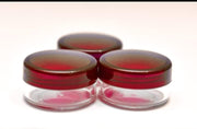 Travel Bottles Set 7pcs Empty Plastic Leak Proof Travel Toiletry Set Container Makeup Bottle Travel Contains 2 Bottles for Liquid 1 Bottle for Spray 3 Jars for Cream and 1 Spatula Burgundy (Burgundy)