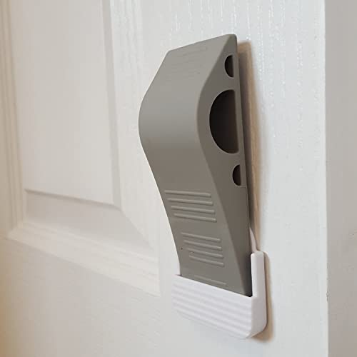 SKY-TOUCH 3 Pieces per Pack Heavy Duty Rubber Door Stoppers, Non-Scratching Door Holder, Anti-Skid Durable Rubber Door Wedges for Home Office and School, Works with All Types of Floor
