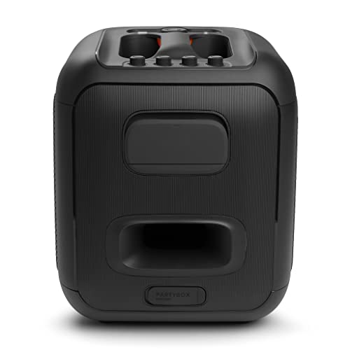 JBL Partybox Encore Portable Party Speaker with Digital Wireless Mic, 100W Powerful Sound, Dynamic Light Show, IPX Splash Proof, 10 Hours of Playtime, Multisource Playback Black -(JBLPBENCORE1MICUK)
