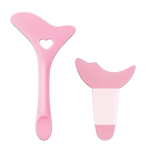 VELEGO Mascara Shield Applicator Guard Pads + Eyeliner Stencils Makeup Aid Tool, 3 in 1 Eyelash, Eyeshadow, Eyeliner Applicator Guide Tool for Makeup, Easy to Use, Suitable for Beginners