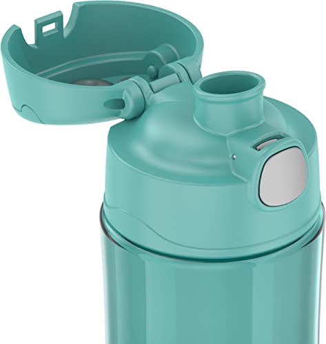 THERMOS FUNTAINER PLASTIC KIDS AQUA BLUE BOTTLE 470ML, GP4040AQ, PLASTIC HYDRATION BOTTLE WITH LID, PLASTIC BOTTLE, WATER BOTTLE
