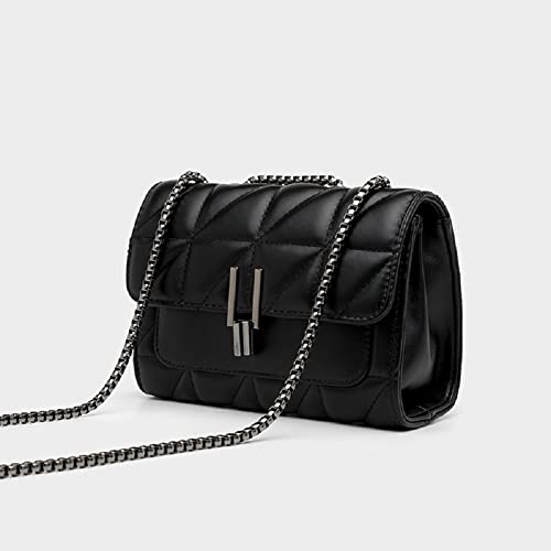 LCHYG Crossbody Bags for Women Black PU Leather Shoulder Bag, Cellphone Bags Wallet Purse and Handbags Card Holder for Women