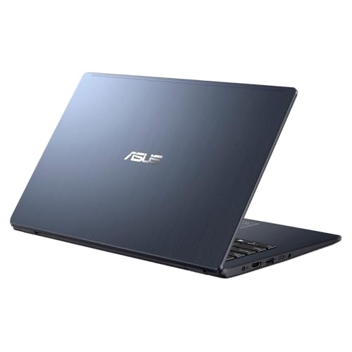 ASUS 14" FHD Laptop, Intel Celeron N4500, 4GB Memory on Board, 64GB eMMC, Intel Iris Xe Graphics, Media Card Reader, Quiet Blue, E410KA-CL464