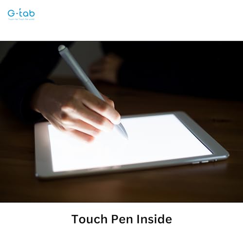 G-Tab T11 Tablet/10.1 Inches IPS Screen/Octa Core 1.6GHz Processor/6580mAh Battery/4G Dual SIM/4GB RAM  128GB ROM/5MP Front흳 Rear Camera/Includes- Touch Pen/OTG/Tempered Glass/Flip Cover (Blue)