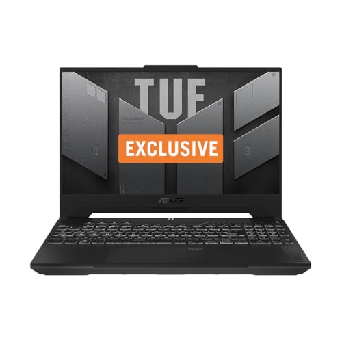 ASUS TUF Gaming Laptop A15 FA507NUR-LP007W, AMD Ryzen™ 7 7435HS, NVIDIA® GeForce RTX™ 4050 6GB GDDR6, DDR5 16GB, 512GB,15.6",Win Home, Eng-Arb Keyboard, Jaeger Gray, 2 Pin Power Plug