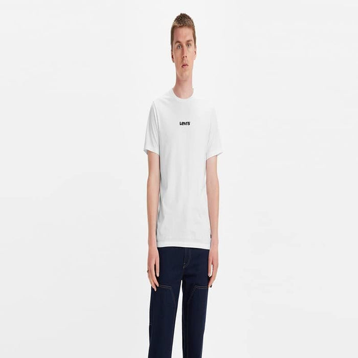 Levi's Mens Graphic Crewneck T-Shirt 22491-1213, White, M