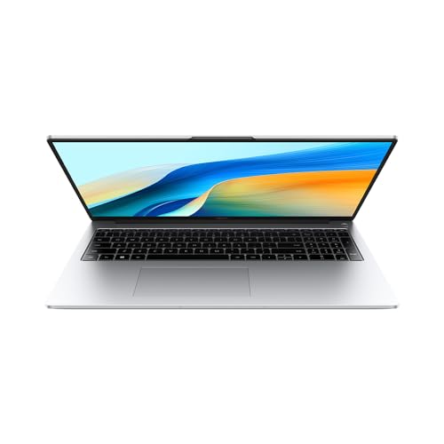 HUAWEI Matebook D16 + Gift, 16" Eye Comfort FullView Display, Ultra Slim, intel Core i5-12450H, Numeric Keypad, 70Wh Large Battery, 8GB+512GB, Win 11 Home, 53013WXG, Mystic Sliver