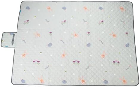 Taf Toys TAF13085 Urban Garden Extra-Large Cushioned Folded Play 200 x 150cm Baby Mat for Floor. Foldable Babies & Toddlers. Water Resistant Foam Playmat with Travel Bag. 0 Months + - Activity Mat-Urban Garden Outdoor Beach