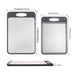 2PCS Titanium Cutting Board, S316 Stainless Steel Chopping Board, Double-Sided Food Grade Cutting Board, Dishwasher Safe Ideal for Handling Meat and Vegetables Separately