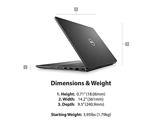 Dell Newest Business Laptop Latitude 3550, 15.6" FHD Display, Intel i7-13th GEN, 64GB RAM, 2TB SSD, Webcam, USB-C, HDMI, Wi-Fi 6, Windows 11 Pro, Black