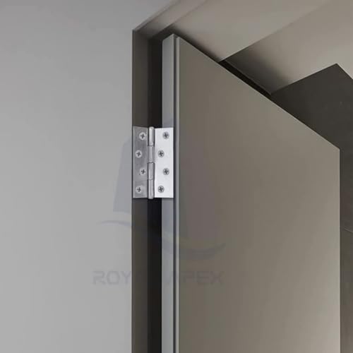 Biellaâ„¢ 6Pcs Folding Butt Hinges- Inner Door Butt Hinge with Mounting Screws for Cupboard, Cabinet, Windows, Jewellery Box Home Furniture Hardware Cabinets-4Inchâ€¦
