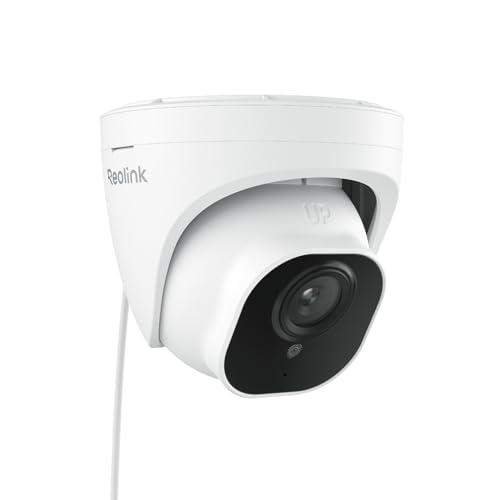 REOLINK 5MP PoE Security Camera, CCTV Camera for Home Outdoor, Human/Vehicle Detection, 100ft IR Night Vision, 24/7 Recording, Up to 256GB microSD Card, Works with REOLINK NVR, RLC-520A