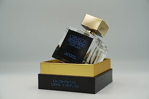 Atlantic Crimson Blue Eau De Parfum For Men 100ML - Long Lasting Men's Perfume - Daring & Bold Premium Perfume For Men