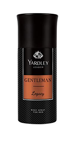 Yardley London Gentleman Legacy Perfumed Gift Set - Eau De Parfum 100ml + Body Spray 150ml Charismatic Masculine Fragrance With Oriental Woody Notes For Men