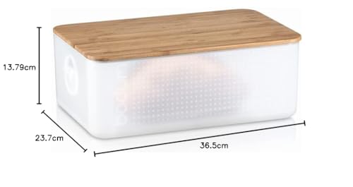 Bodum Bistro Bread Box, Black, Large