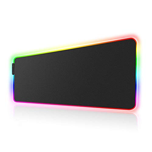 Goodstuff Rgb Gaming MoUSe Pad, Extra Large Soft Led Extended MoUSe Pad, Anti-Slip Rubber Base Computer Keyboard Mat