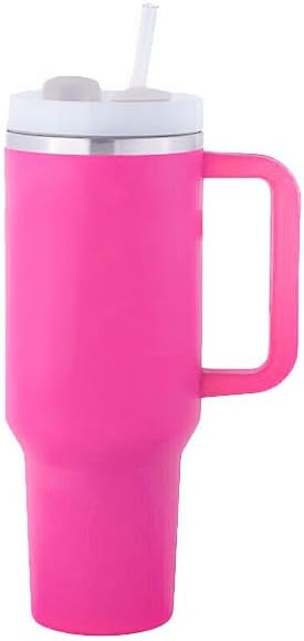 Quencher H2.0 Flowstate Tumbler Stainless Steel Vacuum Insulated Tumbler With Lid and Straw - For Water, Iced Tea, Coffee And More (BubbleGum)