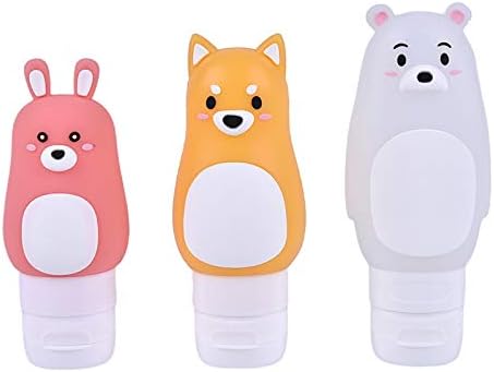 Cute Portable Silicone Travel Case Refillable Bottle Organizer Storage Bottle 50/70ml zhengpingpai (Color : 70ml as pic)
