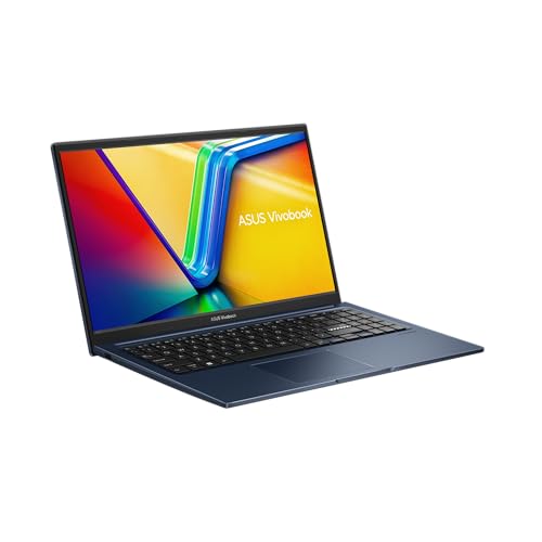 ASUS Vivobook 15 Laptop | 15.6 Inch Full HD 16:9 IPS Display | Intel i5-1335U | 16 GB RAM | 512 GB SSD | Intel Iris Xe | Windows 11 | QWERTZ Keyboard | Quiet Blue (Upgraded)
