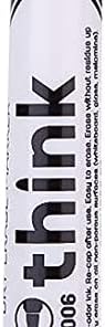 Deli EU00620 Slim Whiteboard Marker, Black(1x12)