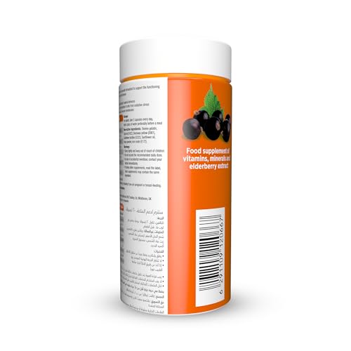 Centrum Immune Support, Specialized Immunity supplement with Vitamins C, D, Zinc and Elderberry Extract â€“ 60 tablets