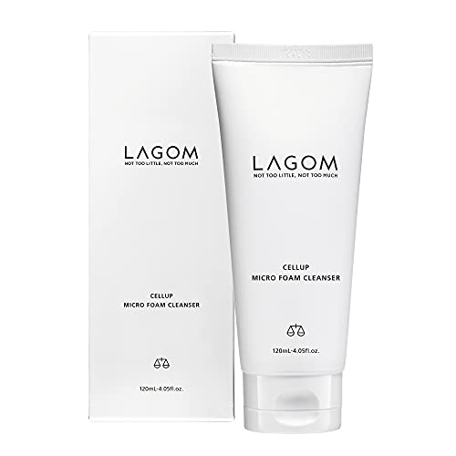 [LAGOM] CELLUP MICRO FOAM CLEANSER, 120ml-4.05fl.oz., Deep-cleansing, Fine-dust Cleansing, Residue Free, Hydrating Cleanser