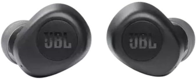 JBL Wave 100 True Wireless Earbud Headphones, Deep Powerful Bass, 20H Battery, Dual Connect, Hand-Free Call, Voice Assistant, Comfortable Fit, Pocket Friendly - Black, JBLW100TWSBLK