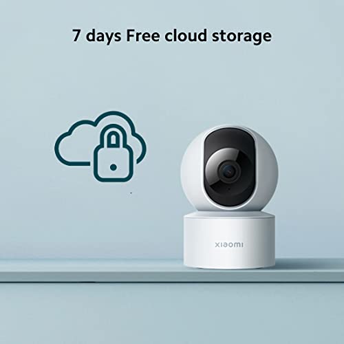 Xiaomi MI Wireless Home Security Camera 2i 2022 Edition | Full HD Picture | 360 View | 2MP | AI Powered Motion Detection | Enhanced Night Vision| Talk Back Feature (2 Way Calling), 1080p, White