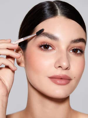 SHEGLAM Makeup - Set Me Up Eyebrow Hold Gel - Long-Lasting, Waterproof and Extreme Hold Wax with Double-ended Brow Brush (Crystal Clear), 1.0 count, 1