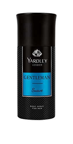 Yardley London Gentleman Suave Perfumed Gift Set - Eau De Parfum 100ml + Body Spray 150ml Fragrance With Aromatic-Woody-Spicy Notes For Chivalrous Man