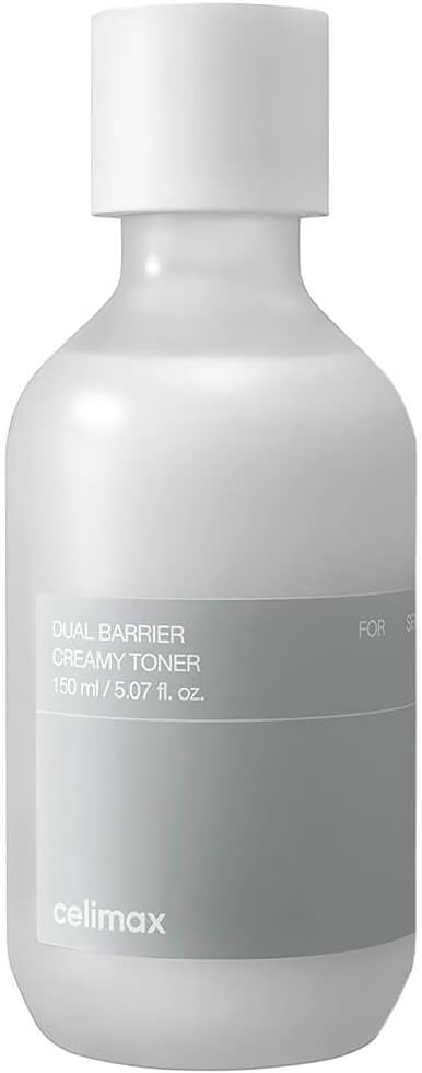 Dual Barrier Creamy Toner with Ceramides, Oil & Alcohol Free, Facial Astringent, Hydrating, Calming, Soothing, Non Irritating, Dry Sensitive Oily Combination Skin,150ml