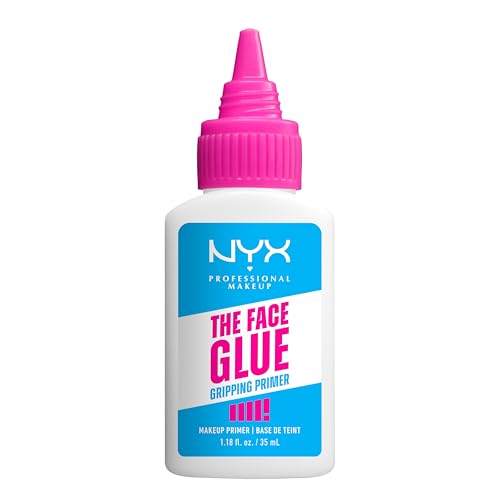 NYX Professional Makeup The Face Glue Primer, Gripping Primer, up to 24 hour hydration, up to 24 hour makeup wear, 35ml