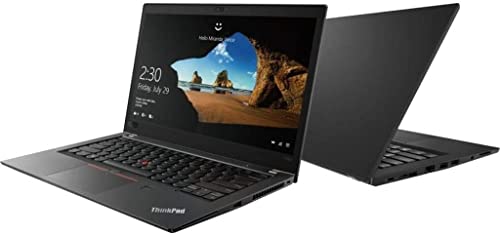 Lenovo ThinkPad T480s Business Laptop, Intel Core i7-8th Generation CPU, 8GB DDR4 RAM, 256GB Hard, 14.1 inch Display, Windows 10 Pro (Renewed) with 15 Days of IT-Sizer Golden Warranty