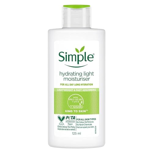 Simple Hydrating Light Daily Face Moisturizer, 125Ml