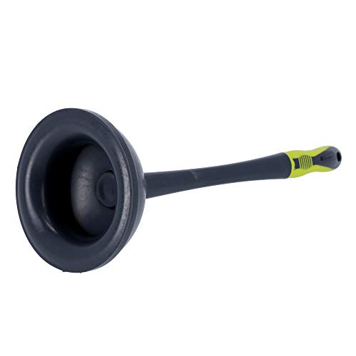 Royalford Rf2371Gr Toilet Plunger | Tested & Proven To Clear Unblock Tough Drain Blockages More Powerful Than Traditional Plungers Unblocks All Toilets With Unique Bellows Design