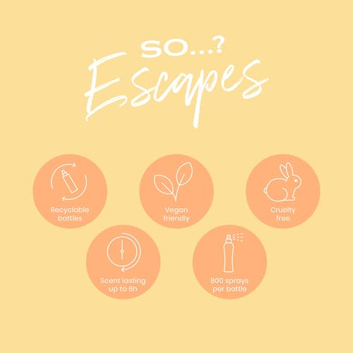 So?? Summer Escapes Ibiza Dreams Body Mist for Women ??Luxuriously Long-Lasting Fragrance Spray with Exotic, Sun-Kissed Notes, Capturing the Essence of a Tropical Getaway, 200ml