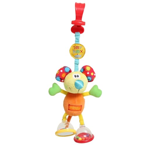 Playgro Toy Box Dingly Dangly Mimsy (BD) – Engaging Stroller Baby Toy for Development and Sensory Play, 0+ Months
