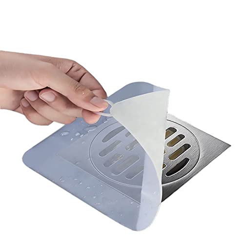 Tub Stopper Sillicone Floor Drain Anti-Odor Mat, Gel Drain Plugs, Bathtub Kitcher Seal Plug, Sewer Deodorizing Cover, Prevent Drain Smells for Kitchen, Bathroom and Laundry, 2Pcs