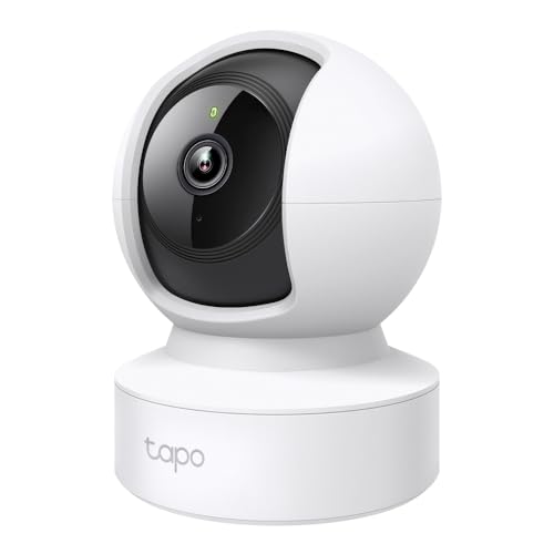 Tapo C202 1080P WiFi/Ethernet Camera Indoor Surveillance Camera with Person Detection Two-Way Audio Compatible with Alexa and Google Assistant for Baby/Pets