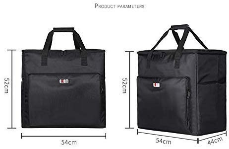 Buwico BUBM Desktop PC Computer Travel Storage Carrying Case Bag for Computer Main Processor Case, Monitor, Keyboard and Accessories