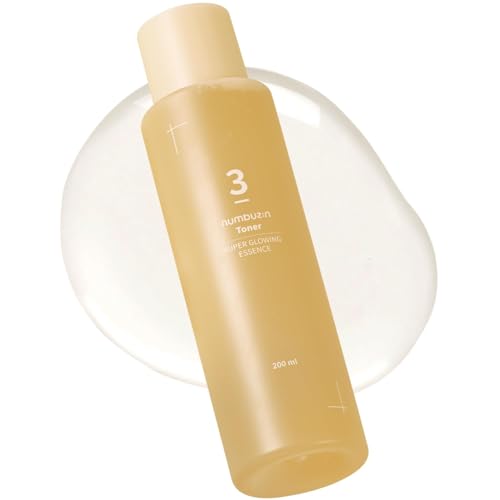 numbuzin No.3 Toner | Super Glowing Essence Toner | Skin Radiance, Pore Tightening, Skin Texture, Hydration | Fermented Ingredients, Niacinamide, Galactomyces | 200ml