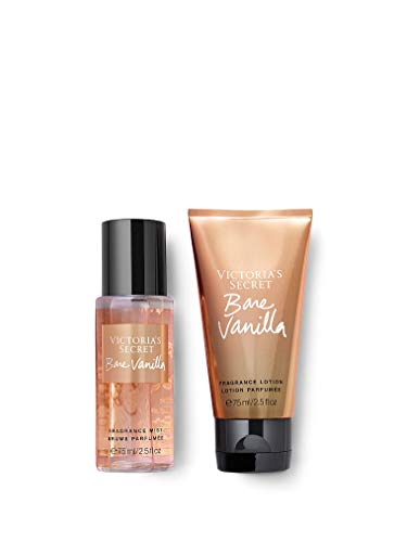 VICTORIA'S SECRET BARE VANILLA MIST AND LOTION GIFT SET - 2.5 FL OZ