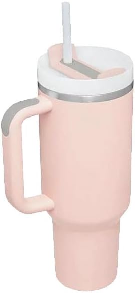 Quencher H2.0 Flowstate Tumbler Stainless Steel Vacuum Insulated Tumbler With Lid and Straw - For Water, Iced Tea, Coffee And More (BubbleGum)
