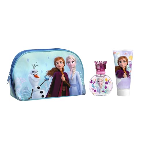 Air-Val Frozen 2 Toiletry bag For Children - Eau De Toilette Perfume, 50 ml + Shower Gel, 100 ml Set