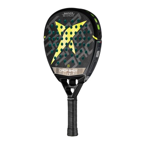 Drop Shot Quantum 1.0 ??Padel Racket with Shock Absorption, Great Control and Power - with EVA Soft Foam Core ??Professional Padel (Green)