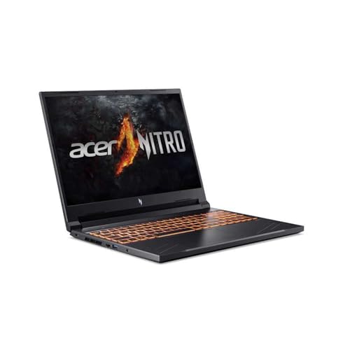 ACER NITRO V16 ANV16-41-R2YJ - AMD RYZEN 7-8840HS, 16GB RAM, 512GB SSD, RTX 4060 8GB GDDR6, 16”WUXGA IPS 165Hz, English Backlit keyboard, Obsidian Black, WIN 11 Pro, NH.QRUEM.002