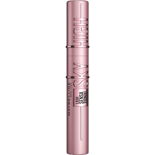Maybelline New York Mascara, Volumizing & Lengthening Mascara, Washable Flake-Free Formula With Bamboo Extract & Fibres, Lash Sensational Sky High, Black