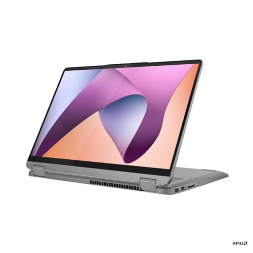 Lenovo IdeaPad Flex 5 14ABR8 2-in-1 Laptop with Pen, 14" WUXGA (1920x1200) Touch Display, Ryzen 7 7730U, 16GB RAM, 512GB SSD, Backlit Eng-Arabic KB, Win 11, Arctic Grey - [82XX0081AX]